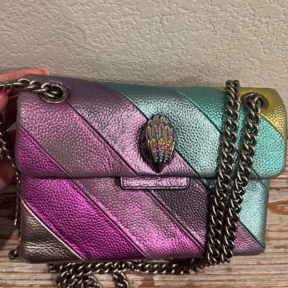 Kurt Geiger Rainbow Metallic Crossbody Bag - Picture 2 of 9
